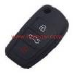 For Audi 3 button Silicone case black color (MOQ: 5pcs)