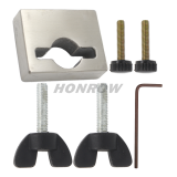HUK Practice Clip Key Clamp Holder Locksmith Tools Kit Remove Lock Repairing Lock Pick Key Cutting Machine
