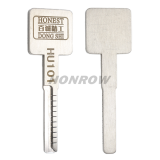 HU101 Key model, ajust into a new key, and then use key cutting machine to cut