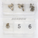 HU64 Key model, ajust into a new key, and then use key cutting machine to cu
