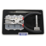 HU64 Key model, ajust into a new key, and then use key cutting machine to cu