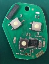 only pcb for 3 button remote key 433mhz ID46  chip for lada granta priota vesta x-Ray xray sedan sport kalina