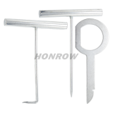 12pcs Auto Dismantle Tools Kit Car Radio Door Clip Panel Trim Dash Audio Removal Installer Pry Kit Refit Set
