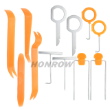 12pcs Auto Dismantle Tools Kit Car Radio Door Clip Panel Trim Dash Audio Removal Installer Pry Kit Refit Set