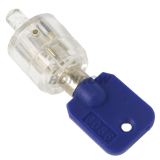 Plum Lock Transparent Tubular Lock Cylinder Visible Pick Cutaway Practice View Padlock Training Skill For Locksmith