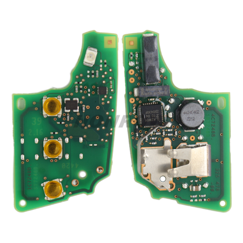 For VW 3 button Smart Remote key  Keyless Go with 434MHz 5C Chip  5G6959752BL Original Board+GTL key shell HU66 blade
