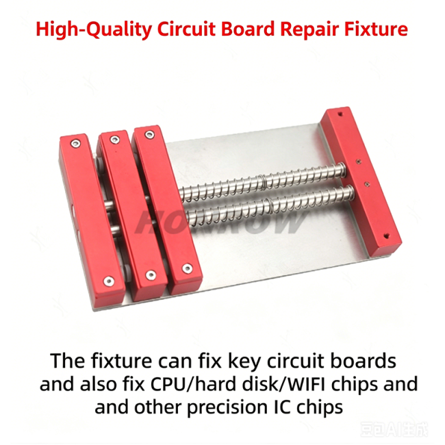 High quality circuit board repair ficture,can fix key boards and also CUP/hard disk/wifi chips and other precision IC chips