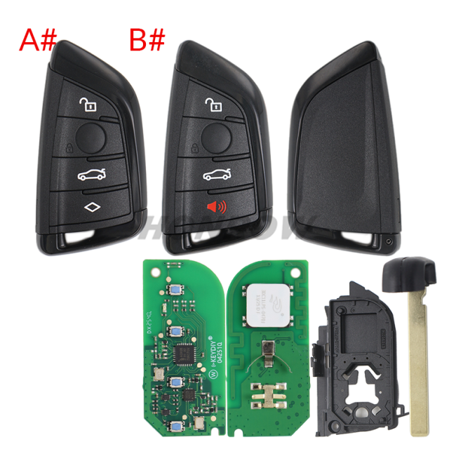 KEYDIY KD FGB58 4 button remote key with  434mhz support KD-MP KDX2 KD-MAX KDX4