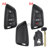 For high quality black color BMW G Series 4 button Car Remote Key Shell