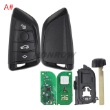 KEYDIY KD FGB58 4 button remote key with  434mhz support KD-MP KDX2 KD-MAX KDX4