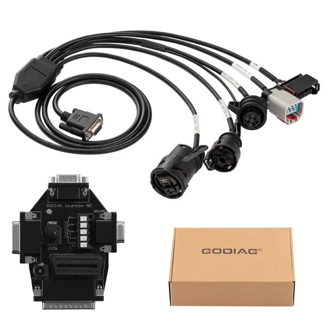 GODIAG Gearbox ISM Cable 5-in-1 for Benz VGS-FDCT 724/ VGS2-722.8/ VGS-7Gtronic-722.9/ VGS-9GT-725/ ISM Works with Key Tool Plus, Multi Prog, VVDI MB
