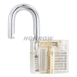 For Transparent Visible Pick Cutaway Mini Practice View Padlock Lock Training Skill For Locksmith