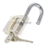 For Transparent Visible Pick Cutaway Mini Practice View Padlock Lock Training Skill For Locksmith