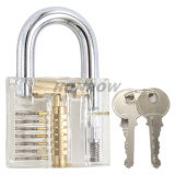 For Transparent Visible Pick Cutaway Mini Practice View Padlock Lock Training Skill For Locksmith