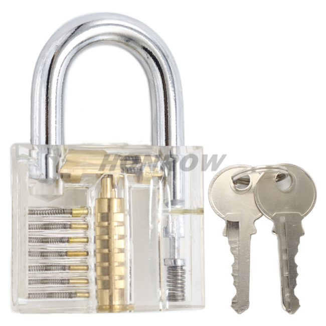 For Transparent Visible Pick Cutaway Mini Practice View Padlock Lock Training Skill For Locksmith