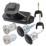 Complete Lock Set Door Lock Ignition Lock Cylinder Set 4874508 6C1AV22050XB For Ford Transit MK7 2006-2011