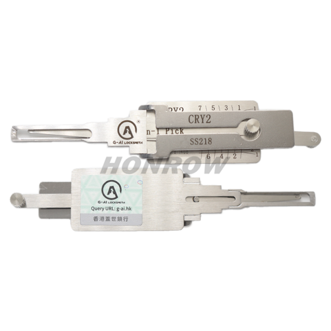 Lishi Tool CRY2 SS218 2 in 1 lock pick lishi style lock pick 2 in 1 tool for CARRYBOY