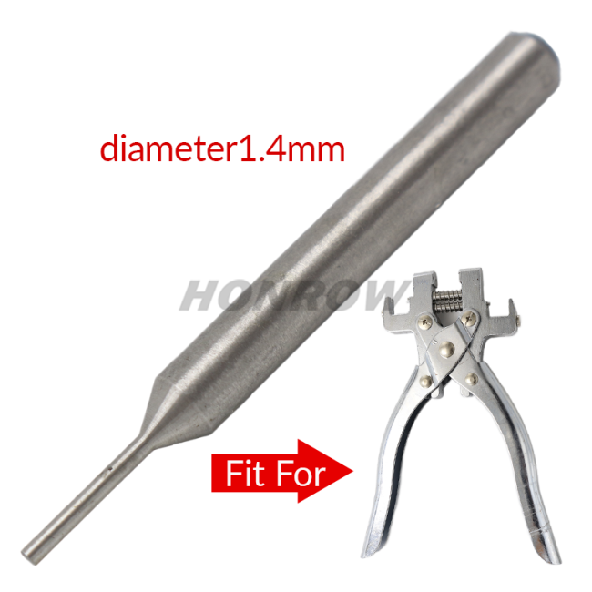Goso flip key pin remover jig length 47mm; diameter1.4mm