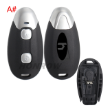 For Piaggio 2 button motorcycle key blank