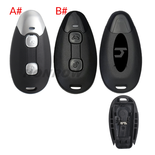For Piaggio 2 button motorcycle key blank