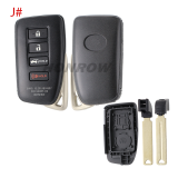 For Lexus 2/2+1/3/3+1 button modified remote key blank
