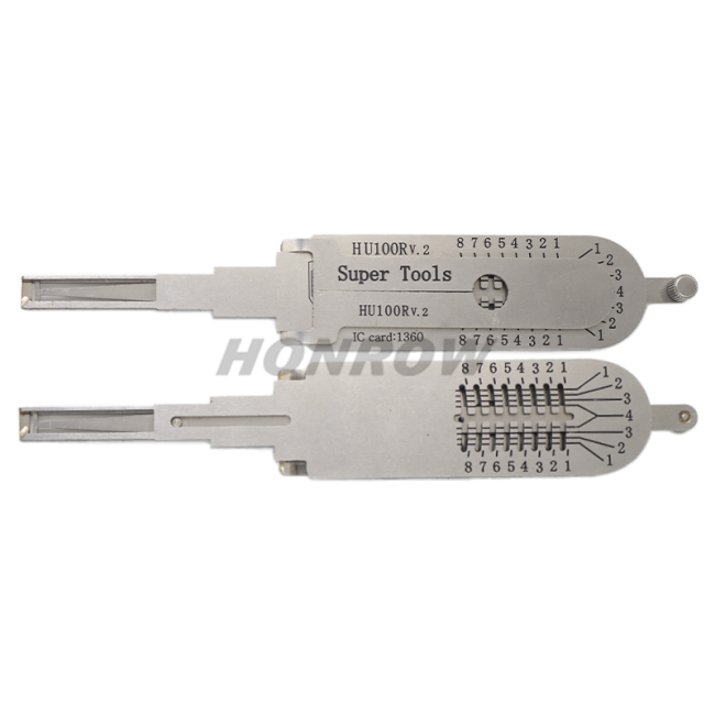 Original Super Tools HU100R V.2  2 in 1 decode and lockpick