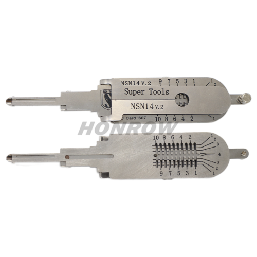 Original Super Tools NSN14 V.2 2 in 1 decode and lockpick
