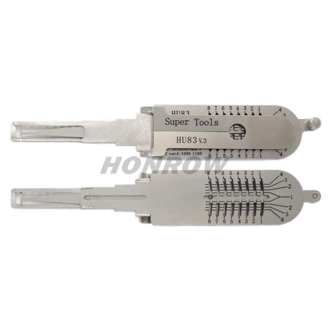 Original Super Tools HU83 2 in 1 decode and lockpick