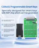 KEYDIY C29AX01 (no button) Programmable smart Key with 13# Remote Chip Reading Adapter Smart card synchronizes dedicated key No need to get in the car, just read the key chip to addkeyess entry, intelligent, emergency ignition,no remote control function SUPPORTED CHIP TYPES NCF29A1 NCF29A4 NCF29A2 NCF2953 NCF29A3 NCF2954