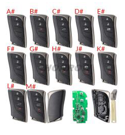 Lonsdor smartkey LT21-07 for the LATESTLexus 8A-B6 2025+ smart key