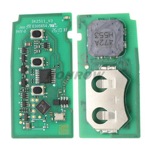 AUTEL IKEYTY003BL 3 Buttons 315/433 MHz Smart Key TY8A3BL Used with KM100 KM100E IM508 IM608 PRO