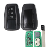 AUTEL IKEYTY003BL 3 Buttons 315/433 MHz Smart Key TY8A3BL Used with KM100 KM100E IM508 IM608 PRO