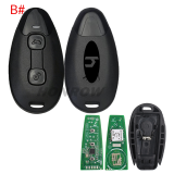 For Vespa 2 button Keyless Go remote key with 4A Chip NCF29A 433MHz Fsk