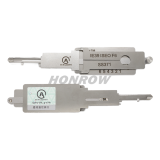Lishi Tool  ISEO F6 SS371 2 in 1 lock pick lishi style lock pick 2 in 1 tool