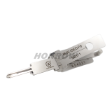 Lishi Tool  ISEO F6 SS371 2 in 1 lock pick lishi style lock pick 2 in 1 tool