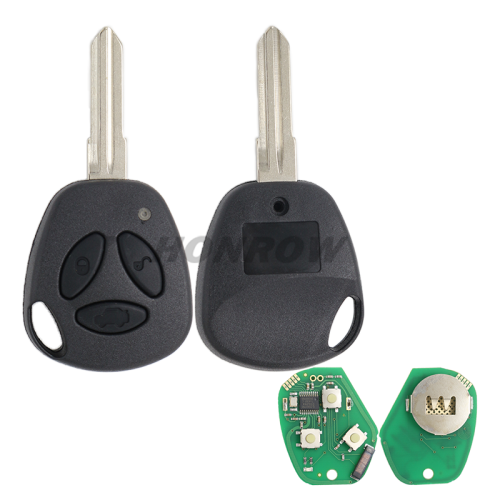 For Lada Granta Priora Vesta X-Ray XRay  3 Buttons Remote Car Key with 433 MHZ ID46 Chip