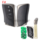 Lonsdor smartkey LT21-07 for the LATEST Lexus 8A-B6 6100 2025+ smart key，Support device: KW100/K518PRO/K518
