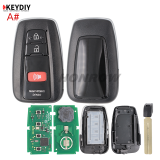 KEYDIY TB01-4 button KD Smart Key Universal Remote Control with 8A chip for Toyota Corolla RAV4 Camry/Lexus