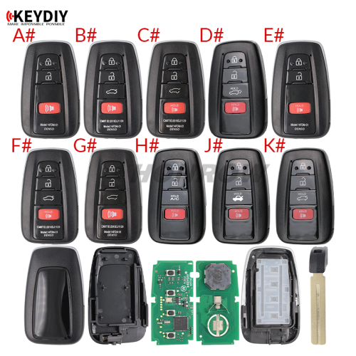 KEYDIY TB01-4 button KD Smart Key Universal Remote Control with 8A chip for Toyota Corolla RAV4 Camry/Lexus