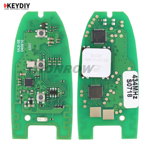 KEYDIY KD MLB08 OEM solution 3 button smart key with 434mhz support KD-MP/Xhorse VVDI MLB Tool
