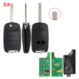For Chevrolet Captiva 3 button remote key with 433.92MHz ASK PCF7961X ID47 Chip P/N:23611464