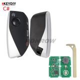 KEYDIY KD FGB57 4 button remote key with  434mhz support KD-MP KDX2 KD-MAX KDX4