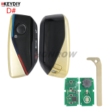 KEYDIY KD FGB57 4 button remote key with  434mhz support KD-MP KDX2 KD-MAX KDX4