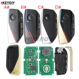 KEYDIY KD FGB57 4 button remote key with  434mhz support KD-MP KDX2 KD-MAX KDX4