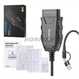 TOPDON RLink X3 Reprogramming Tool OBD2 Adapter for GM/Ford/Chrysler J2534 Pass-Thru Programmer OEM Programming Diagnostic Tool