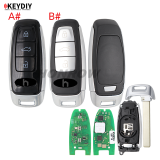 KEYDIY KD MLB08 OEM solution 3 button smart key with 434mhz support KD-MP/Xhorse VVDI MLB Tool