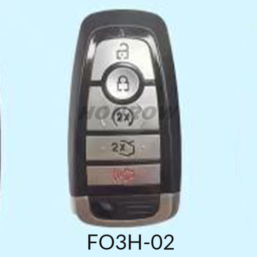 Lonsdor smart key For Ford FO3H-02 5 button smart key Support ID46 ID49 chip,Frequency 868/902Mhz