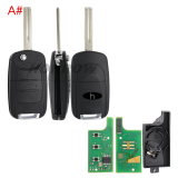 For Chevrolet Captiva 3 button remote key with 433.92MHz ASK PCF7961X ID47 Chip P/N:23611464
