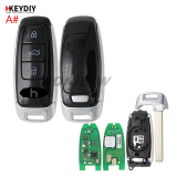 KEYDIY KD FGB08 4 button remote key with 434mhz support 5C 5D function work with KD-MP KDX2 KD-MAX KDX4