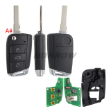 KEYDIY Remote key 3 button  DZ-ZB15-3 SMART KEY with GTL high quality key shell